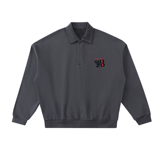 Heavyweight Fleece Polo Sweatshirt